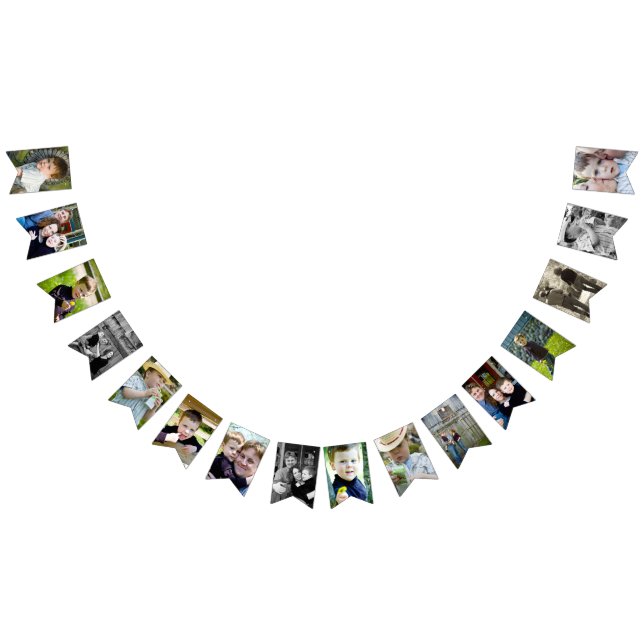 Photo Template Bunting Flags (All)