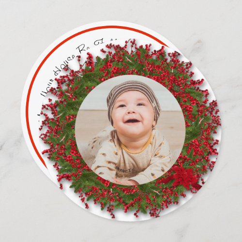 Photo Template Christmas Love  Laughter Card