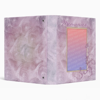 Photo Template Embossed Effect "Memories" Binder