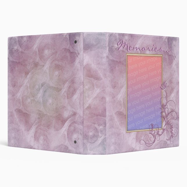Photo Template Embossed Effect Memories Binder 1.5 (Background)