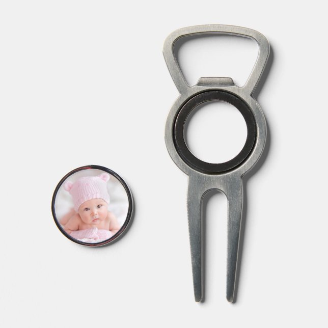 Photo Template Golf Divot Tool (Front (Open))
