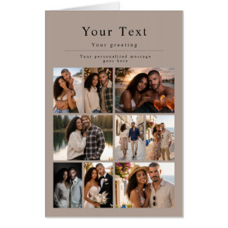 Photo Template Greetings Photo Personalized Card