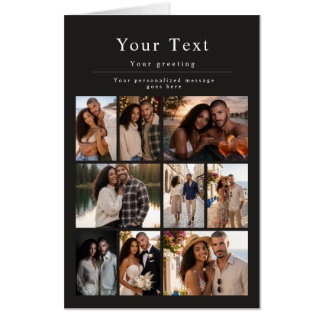 Photo Template Greetings Photo Personalized Card