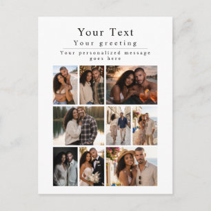 Photo Template Greetings Photo Personalized Postcard