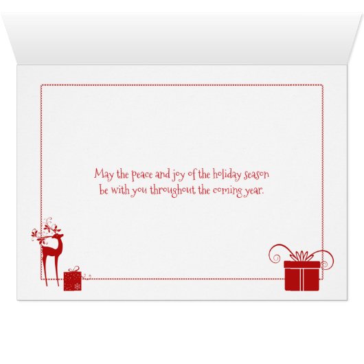 Photo Template Meowy Christmas! Card (Inside Horizontal (Bottom))