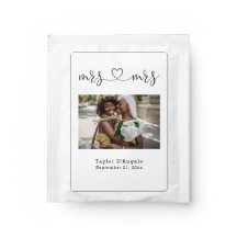 Photo Template Mrs And Mrs Love Heart Personalized