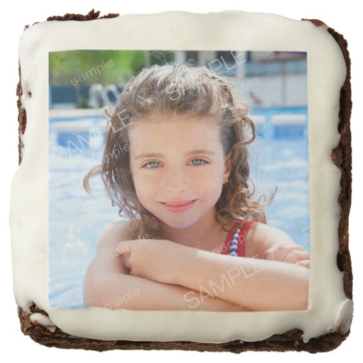 Photo Template Party Brownie Dessert Treats (Front)