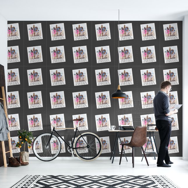 Photo Template Personalized Wallpaper (Living Room)