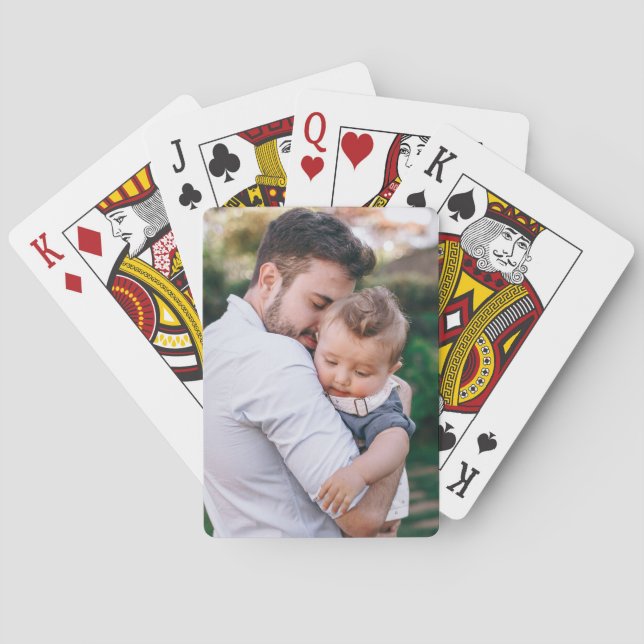 Photo Template Playing Cards (Back)