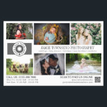 Photo Template Professional Photography Business Flyer<br><div class="desc">White marketing flyer for a professional photographer personalized with your photos, logos, contact information, custom text, and QR code with gray fonts against a white background. Promote your photography business with this photo collage flyer personalized with six of your gorgeous photos on one side and a larger photo on the...</div>