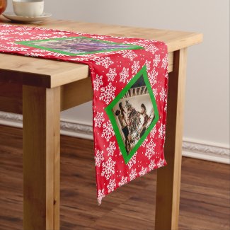 Photo template red christmas