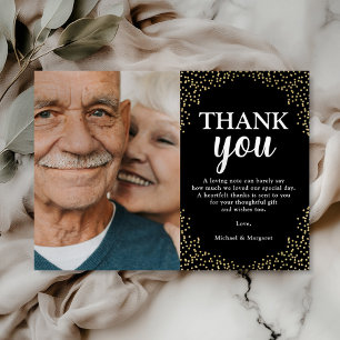 Photo Thank You Black Gold