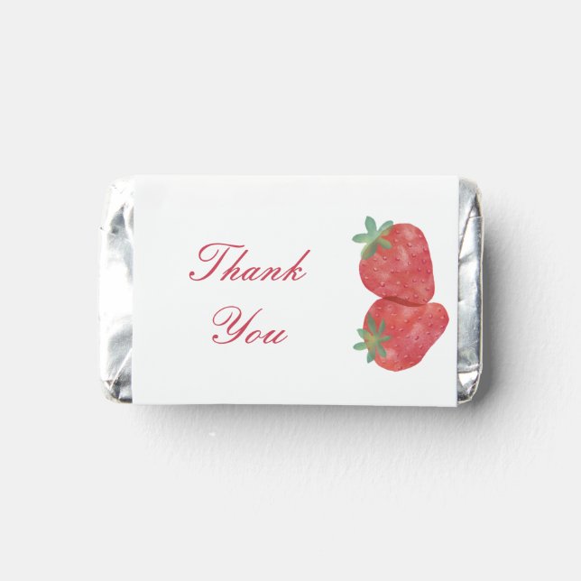 Photo thank you candy favor  (Back)