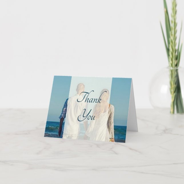 Photo  thank you card (Front)