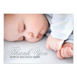 Photo Thank You Card | Name Photo