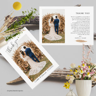 Photo Thank You Card Template.