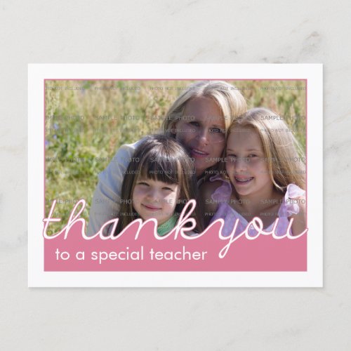 Photo Thank You Cards for Teachers Postcards