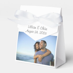 Photo thank you favor box