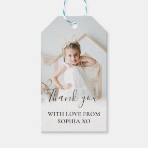 Photo Thank You Gift Tags