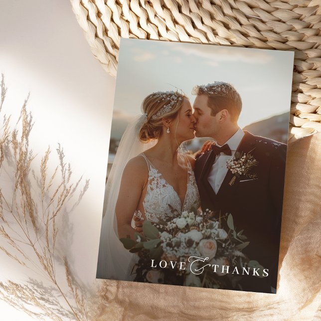 PHOTO THANK YOU modern overlay elegant ampersand (Creator Uploaded)