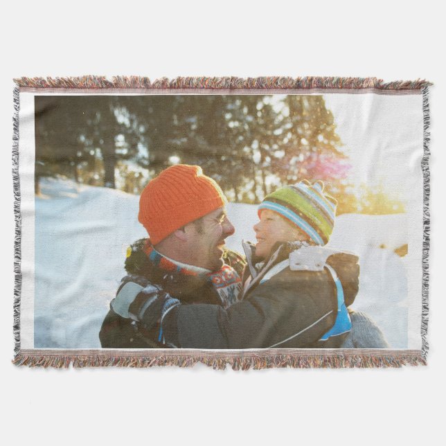 Photo Throw Blanket (Front)