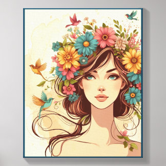 Photo Tile Canvas Art Print Summers End