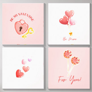Photo TileRomantic Valentine's Day Photo Tile Set 