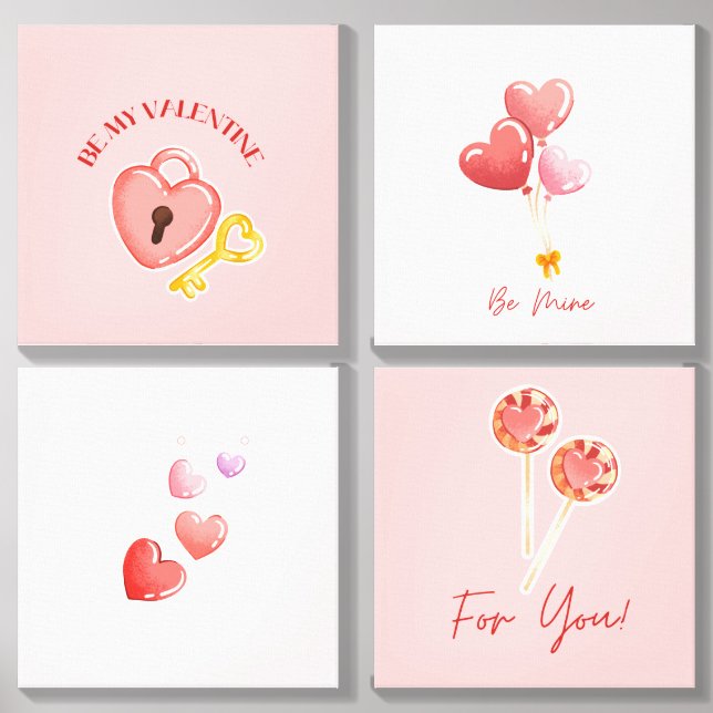 Photo TileRomantic Valentine's Day Photo Tile Set  (Front Set)