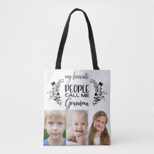 PHOTO TOTE BAG FOR GRANDMOTHER
