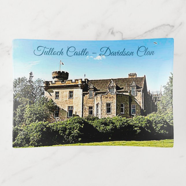 Photo Tulloch Castle – Davidson Clan Trinket Tray (Front)
