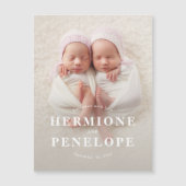 photo twin modern geometric + typographic (Front)