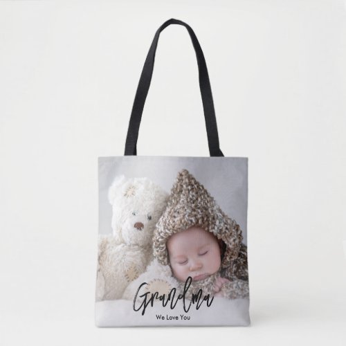 Photo Two Sided Family Grandma Mothers Day  Tote Bag
