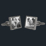 Photo Upload Design Your Own Add Image Mismatched Cufflinks<br><div class="desc">Photo upload cufflinks,  for wedding,  groom,  dad or groomsmen,  featuring simple to use template with two mismatched pictures. Easily add your favorite images and design your cufflinks,  for men or women,  today.</div>