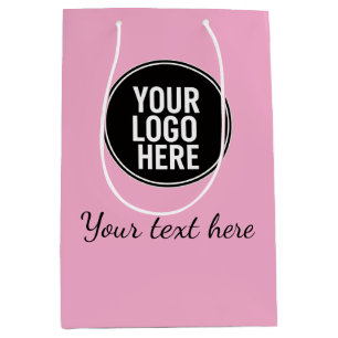 Photo Upload Sticker Waterproof Square Label Medium Gift Bag