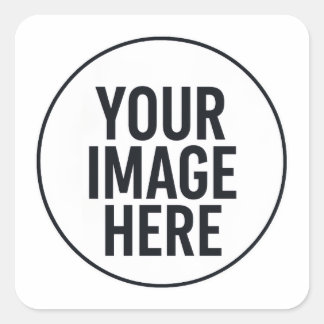 Photo Upload Sticker | Waterproof Square Lable