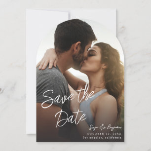 Photo V MOD Chic 4 LG Save the Date Arc Invitation