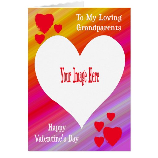 Photo Valentine's Card For Grandparents | Zazzle