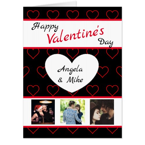 Photo Valentines Day Jumbo Huge Card