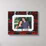 Photo Valentine's Day Word Collage Personalized Canvas Print