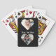Photo Vertical Custom Text Playing Cards