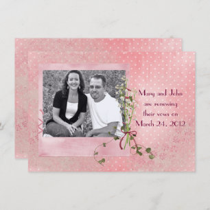 Photo Vow Renewal Invite
