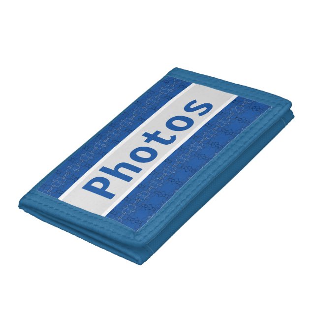 Photo Wallet In Blue (Bottom)