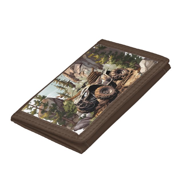 Photo Wallet with a 4wheel motorbike (Bottom)