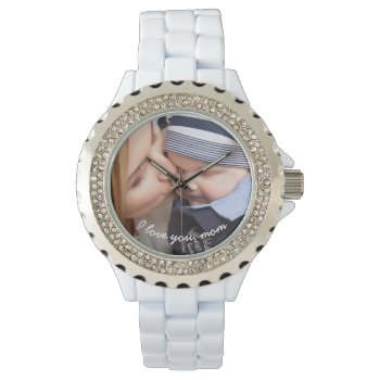 Photo Watches Unique Gift For Mom by online_store at Zazzle