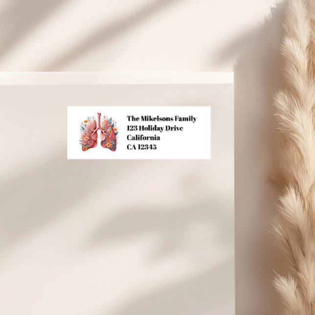 Photo Watercolor Pink Nursing School Graduate  Label (Creator Uploaded)