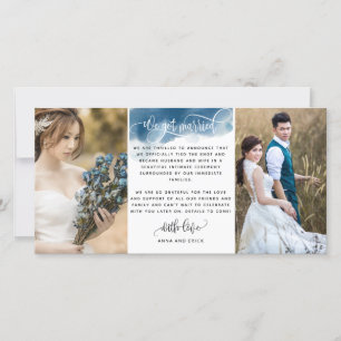 Photo, We Got Married Wedding / Elope Announcement
