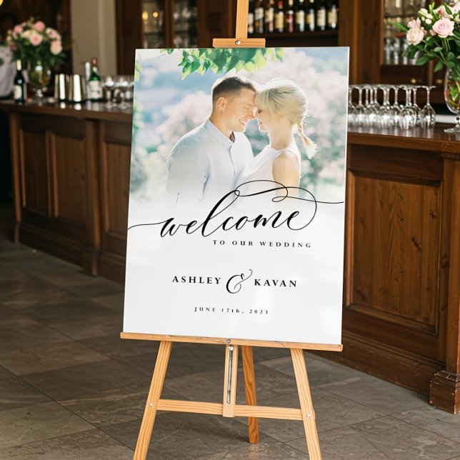 Photo Wedding Acrylic Welcome Sign Custom Entrance (Creator Uploaded)