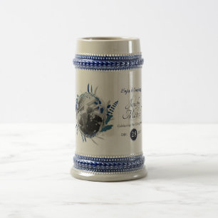PHOTO Wedding Anniversary Gift - Modern Trendy Beer Stein