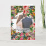 PHOTO Wedding Anniversary - Vintage ROSES Floral Card