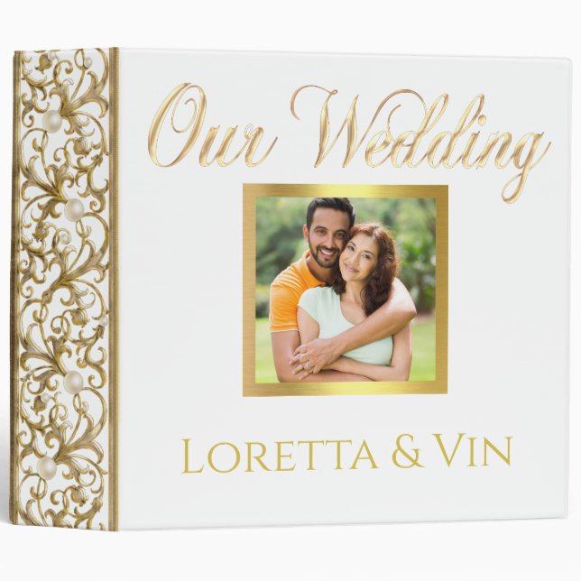 Photo Wedding Binder (Front/Spine)